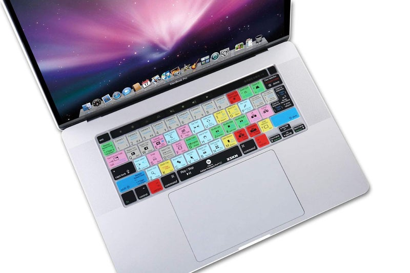 XSKN Premiere Pro Shortcuts Silicone Keyboard Cover Skin for 2019 2020 MacBook Pro 16.2 13.3 inch with Touch Bar and Touch ID A2141 A2251 A2289 A2338 M1 US&EU Version - Image 4